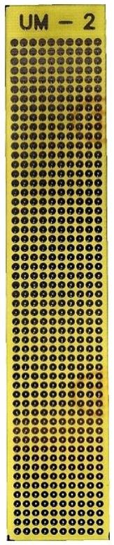 Circuitos Impresos PCB taladrados 147x28mm